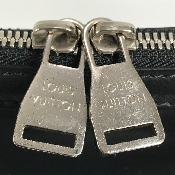 LOUIS VUITTON Black Monogram Leather Tote Bag - Picture 16 of 16